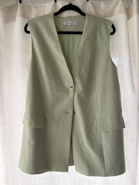WeWoreWhat Sleeveless Blazer Vest